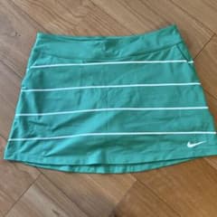 Nike レディース ゴルフ スカート L グリーン ストライプのサムネイル