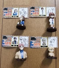 名探偵コナンチョコエッグフィギュア各4種類のサムネイル