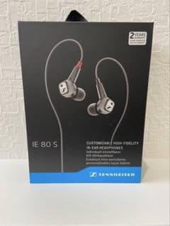 SENNHEISER ゼンハイザー IE80S イヤホン ブラック 黒 qd1 - メルカリ