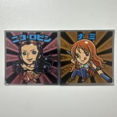 ワンピースマンシール 新世界編 ニコ・ロビン ナミ 2枚セットのサムネイル