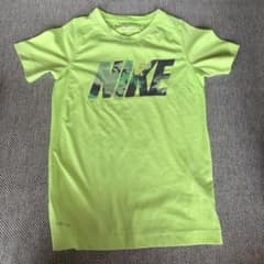 NIKE DRI-FIT キッズ Tシャツ ライムグリーン XSのサムネイル
