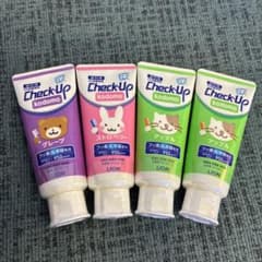 LION Check-Up kodomo 歯磨き粉 4本セットのサムネイル