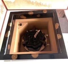 2240様感謝‼️茶人の心‼️JAPAN「唐松」 蒔絵炉縁 茶道具 共箱入り
