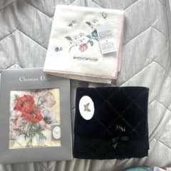 ハンカチ 3枚セット Christian Dior WEDGWOODのサムネイル