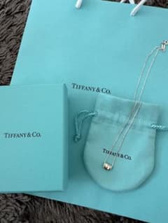 【新品】Tiffany & Co. ネックレス　ビーン デザイン ペンダントのサムネイル
