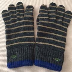 LACOSTE (W)ボーダー手袋 ラコステ  新品、未使用のサムネイル