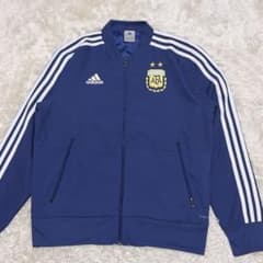 極美品 adidas サッカー アルゼンチン代表ジャージ 青 Lサイズ - メルカリ