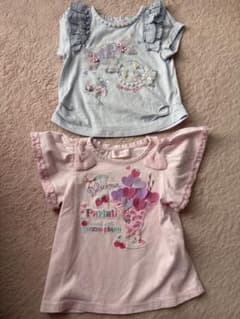 mezzo piano 90サイズ Tシャツ 2枚セットのサムネイル