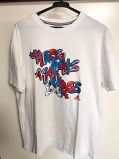 adidas 白　Tシャツ プリントのサムネイル