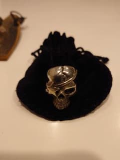 オーバーザストライプス ザ グレートフロッグ コラボ　スカルリング 週末値下げ】オーバーザストライプス ザ グレートフロッグ コラボ