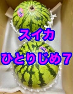 【小玉スイカ★ひとりじめ7】約500-600g 2玉 2,490円のサムネイル