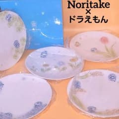 Noritake ドラえもん 花シリーズ プレート 5枚セット - メルカリ