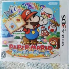 ニンテンドー３DSソフト ペーパーマリオスーパーシールのサムネイル