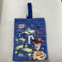 [신품 미사용품]Disney Toy Story 퀼팅 신발 가방