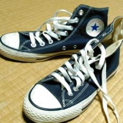 コンバースオールスターハイカット　ネイビー　24.5cmのサムネイル