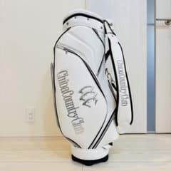美品 千葉カントリークラブ キャディバッグ 8.5型 ホワイト 千葉カントリークラブ キャディバッグ 8.5型 ホワイト - メルカリ