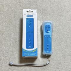 動作確認済 ★箱 取説付き Wiiリモコンモーションプラス 青のサムネイル