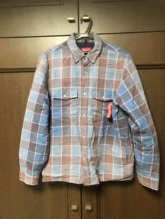18FW  supreme Quilted Faded Plaid Shirtのサムネイル