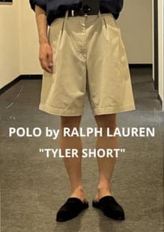 90sポロラルフローレンチノショーツTYLER SHORTタイラー2タックw35