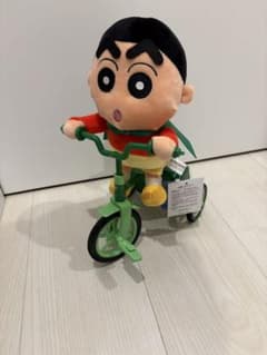 크레용 신짱 자전거 달리는 차