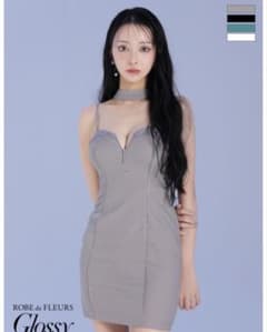 ROBE de FLEURS Glossy ミニドレスのサムネイル