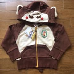 新品　おさるさんパーカー　ブーフーウ100のサムネイル