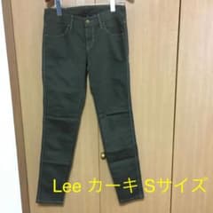 Lee カーキ色 スキニーパンツのサムネイル