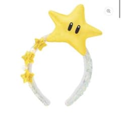 ユニバ USJ スター カチューシャ 美品✨ USJ スーパースター スター カチューシャ 任天堂 定価3300円