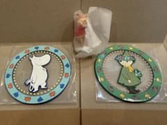 ムーミンガチャ３点セット　コースター・フィギュア