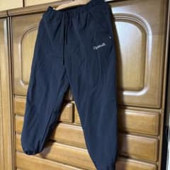 Optstuff ブラック ナイロンパンツ　X-LARGEのサムネイル