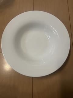 シンプル ホワイト 深皿 パスタプレートのサムネイル