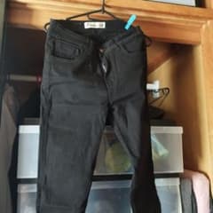 スキニーデニム パンツ ブラックのサムネイル