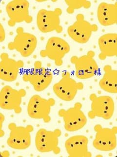 期限限定☆フォロー様専門ページのサムネイル
