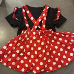 Minnie Mouse dress + T-shirt set