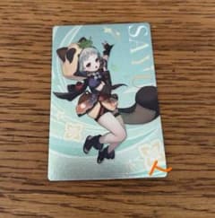 スシロー✖️原神コラボ　Sayu イラストカード ホログラム仕上げのサムネイル
