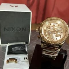 NIXON ニクソン THE 42-20 CHRONO 付属品あり 新品電池 - メルカリ