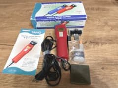 TAPIO 電動クリッパー SP-38 赤 1mm替刃付 TAPIO 電動クリッパー SP-38 赤 1mm替刃付 - メルカリ