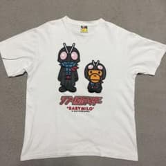 A BATHING APE BAPE 신 가면 라이더 티셔츠 L