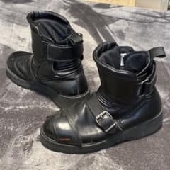 KADOYA BLACK ANKLE(A) 厚底アンクルブーツ ブラックアンクル - メルカリ
