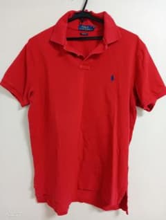 Polo Ralph Lauren カスタムフィット ポロシャツ L レッド - メルカリ