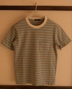 SCYE BASICS ボーダー ポケットTシャツ 38のサムネイル