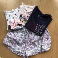 GAP kids女の子　ディズニー　夏服　Tシャツ　ショートパンツ　セットのサムネイル