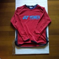 YONEX ヨネックス 長袖 ウォームアップウェア レッド Mのサムネイル