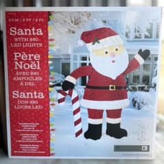◼︎未開封品◼︎【コストコ】ポップアップサンタ 特大2.7mクリスマス LED ◼︎未開封品◼︎【コストコ】ポップアップサンタ 特大2.7mクリスマス