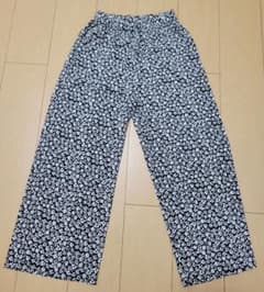 花柄 ワイドパンツ M-Lのサムネイル