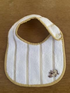 手作りベビータオルスタイ　ねこ刺繍のサムネイル