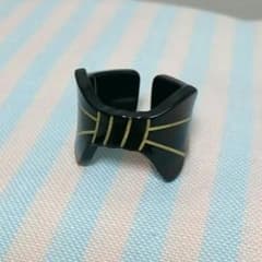 aiko着  リボンリング  黒のサムネイル