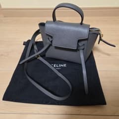 CELINE ベルトバッグ Pico Gray ナノ グレー - メルカリ