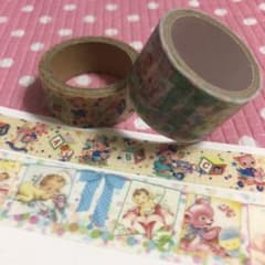 おは様専用/レトロアニマル マスキングテープ②のサムネイル