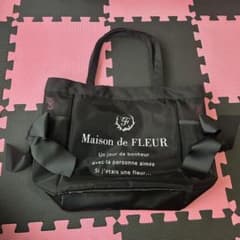 Maison de FLEUR メッシュブラックトートバッグのサムネイル